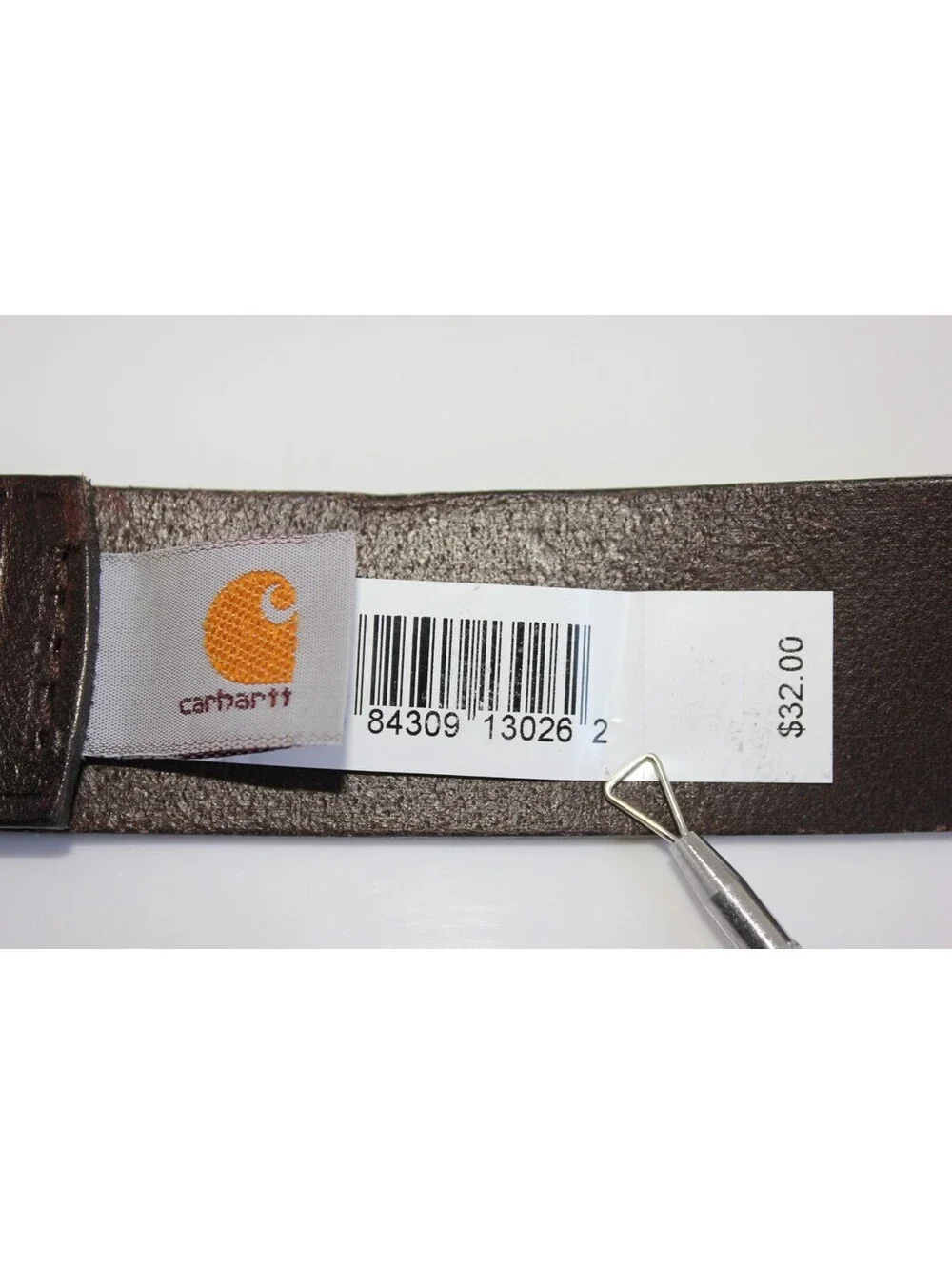 Carhartt Men’s Brown Leather Foreman Belt Size 40 NWT Work 2205-20 Distressed